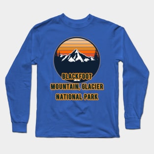 Blackfoot Mountain, Glacier National Park Long Sleeve T-Shirt